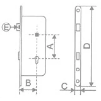 Шпингалет для межкомнатных дверей JANIA - от 119.83 грн.