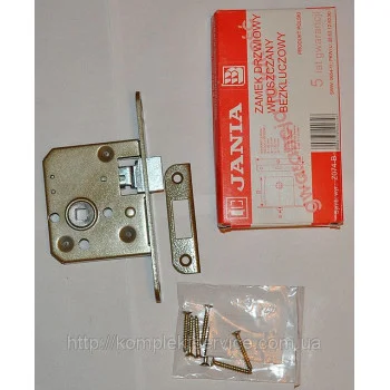 Замок межкомнатный JANIA 50/8/20 без ключа - от 88.57 грн.
