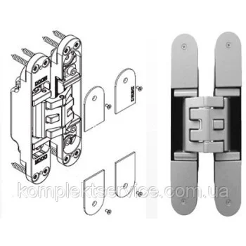 Скрытая петля Krona Koblenz Kubica K5080 (80 кг), хром матовый - от 2 031.90 грн.