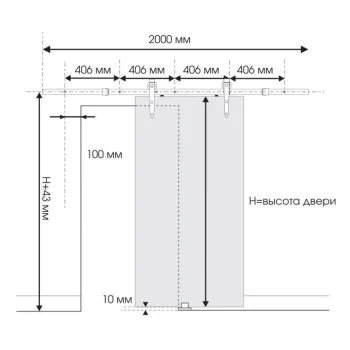 Раздвижная система Loft LJ-1040-200 - от 4 168.00 грн.
