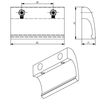 Балконна ручка DE LUXE — від 265.19 грн.