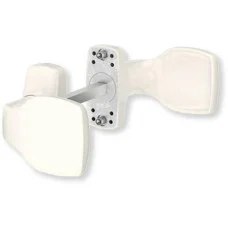 Дверная ручка для алюминиевых дверей Medos Merkury Белый с двумя неподвижными ручками