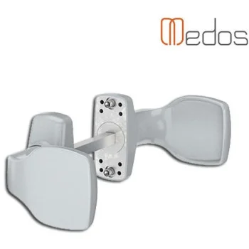 Дверная ручка для алюминиевых дверей Medos Merkury Серебро с двумя неподвижными ручками - от 757.53 грн.