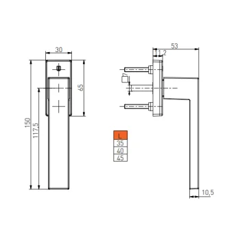 Оконная ручка DUBLIN MEDOS Черная - от 203.71 грн.