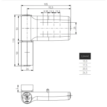 Петля дверная для ПВХ Joker Medos - от 603.84 грн.