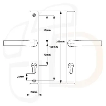 Дверная ручка Medos Pluton - от 364.70 грн.