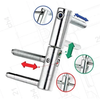 Дверная 4-х штыревая петля Otlav D14 - от 114.62 грн.