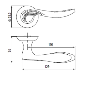 Дверная ручка Punto Arfa TL - от 687.72 грн.