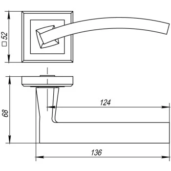 Дверная ручка Punto Navy QL - от 802.34 грн.