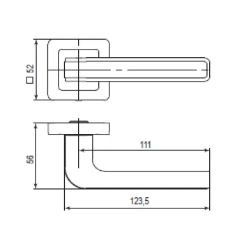 Дверная ручка Punto Nova - от 802.34 грн.