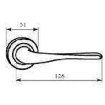 Дверная ручка RDA Alice - от 876.32 грн.