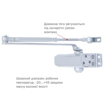 Доводчик со стандартной тягой RYOBI