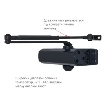 Доводчик со стандартной тягой RYOBI