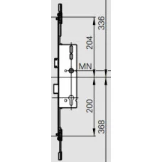 HV50 Замок складовий ROTO 8/92/16/25, дорн. 25 мм.