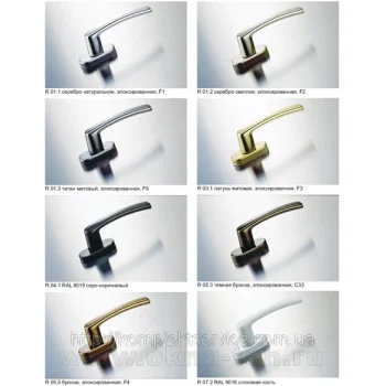 Поворотно-откидная фурнитура Roto NX для арочных окон из ПВХ - от 2 605.00 грн.