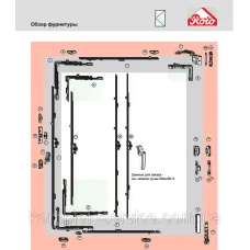 Поворотна фурнітура Roto NX для вікон із ПВХ