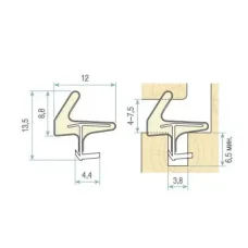 Уплотнитель для окон Schlegel Q-Lon 3100