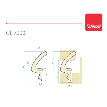 Уплотнитель Schlegel Q-Lоn 7000 для окон ПВХ - от 5.21 грн.