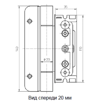 Петля для деревянных входных дверей SIMONSWERK BAKA Protect 4030 3D FD MSTS - от 4 496.23 грн.