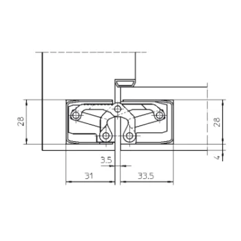 Прихована дверна петля Simonswerk TECTUS TE 340 3D, хром матовий — від 3 592.82 грн.