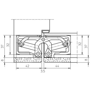 Скрытая дверная петля Simonswerk TECTUS TE 640 3D A8, хром матовый - от 7 506.05 грн.