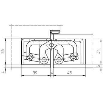 Прихована дверна петля Simonswerk TECTUS TE 645 3D, хром матовий — від 15 994.70 грн.