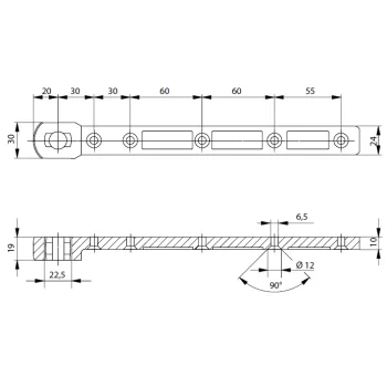 Нижня опора для маятникових дверей, модель С, для сталевих і дерев'яних дверей GEZE 007432 — від 656.46 грн.