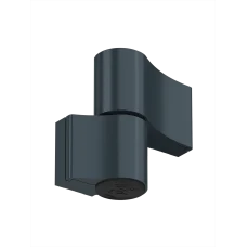 Петля MEDOS Jocker-Alu 67 мм на алюминий (120 кг), антрацит Ral 7016